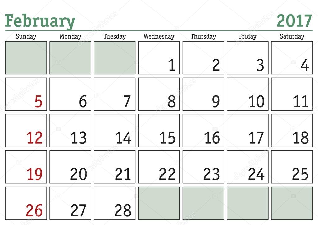 Druckbare Kalender, Vektor Druckbare Kalender, Vektor