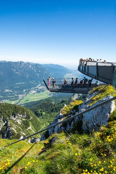 Observation deck in the alps