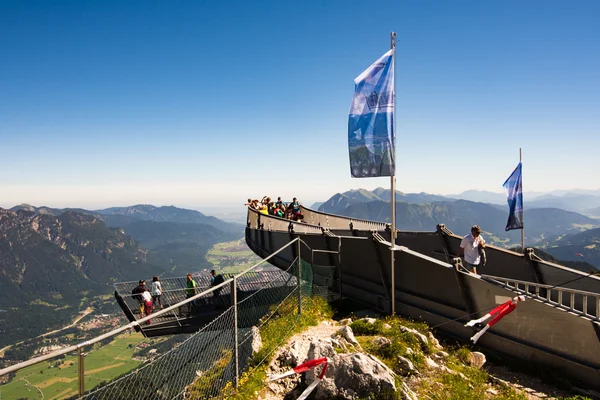 Observation deck in the alps