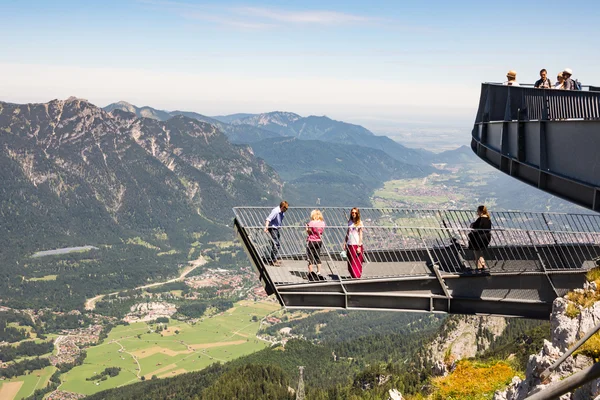Observation deck in the alps