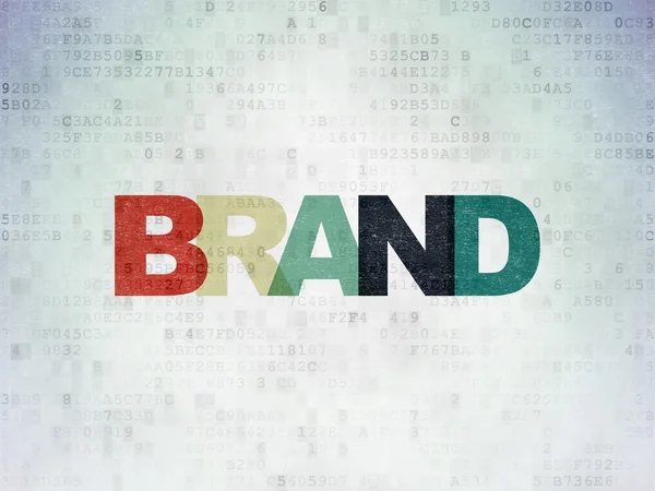 Marketing concept: Brand on Digital Paper background