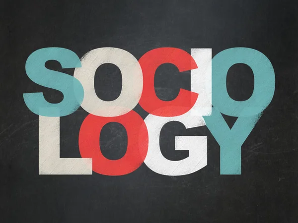 Studying concept: Sociology on School Board background