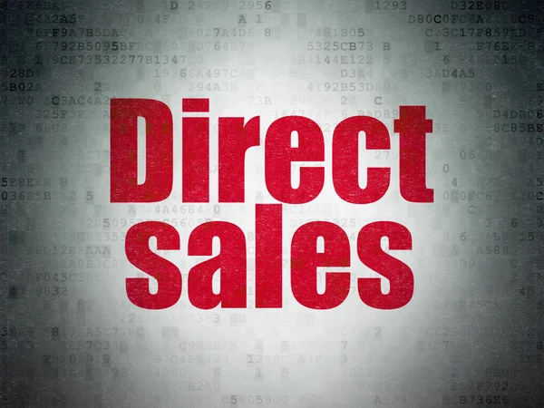 Marketing concept: Direct Sales on Digital Paper background
