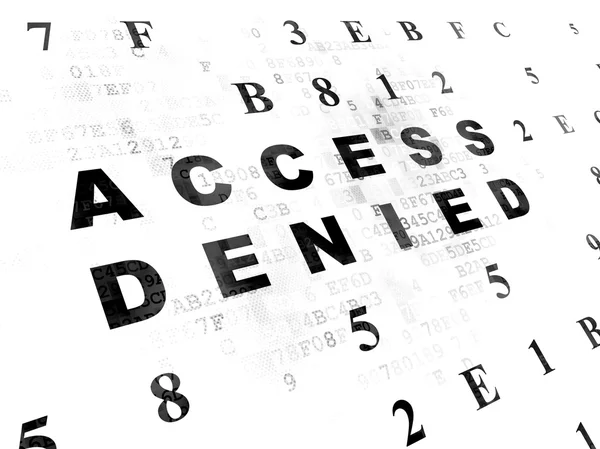 Privacy concept: Access Denied on Digital background