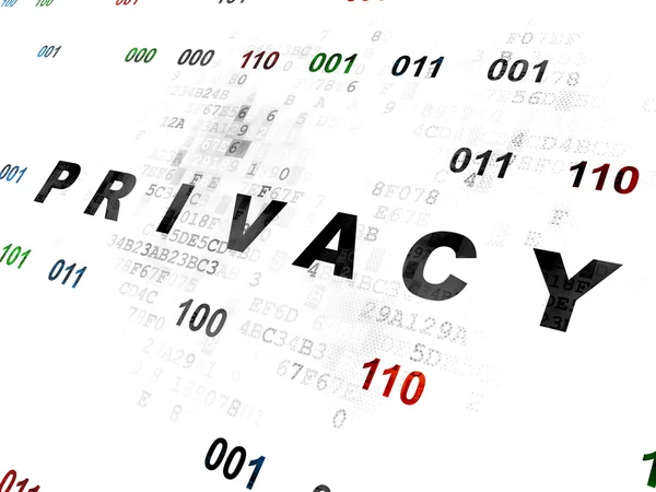 Privacy concept: Privacy on Digital background