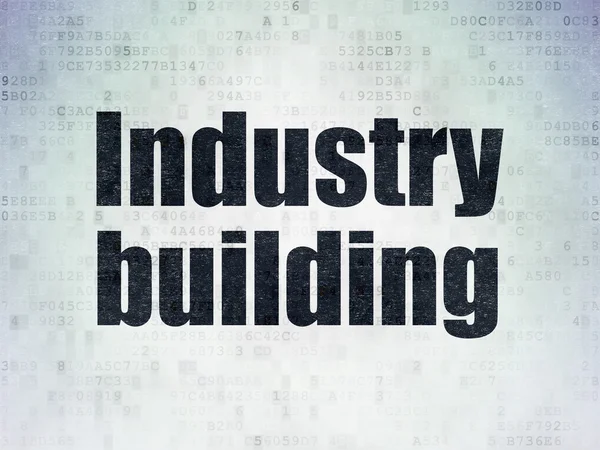 Industry concept: Industry Building on Digital Paper background