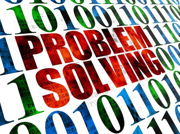 Finance concept: Problem Solving on Digital background
