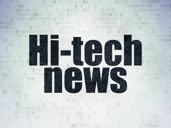 News concept: Hi-tech News on Digital Paper background