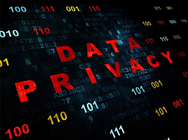Protection concept: Data Privacy on Digital background