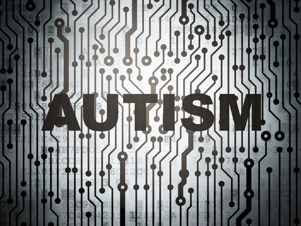 Healthcare concept: circuit board with Autism
