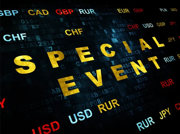 Business concept: Special Event on Digital background