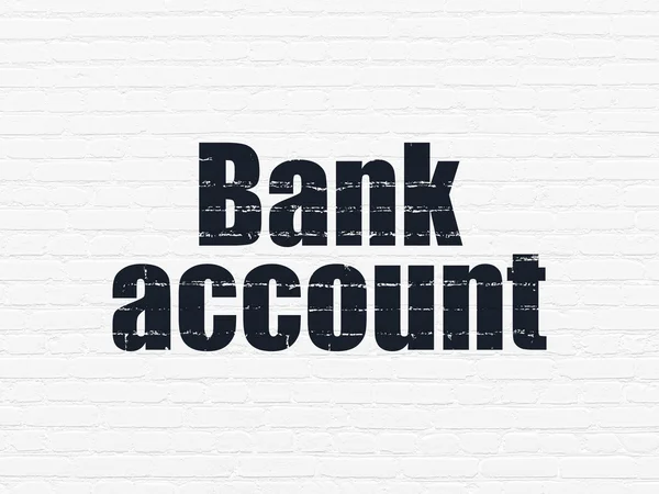 Currency concept: Bank Account on wall background