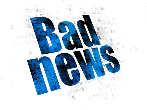 News concept: Bad News on Digital background
