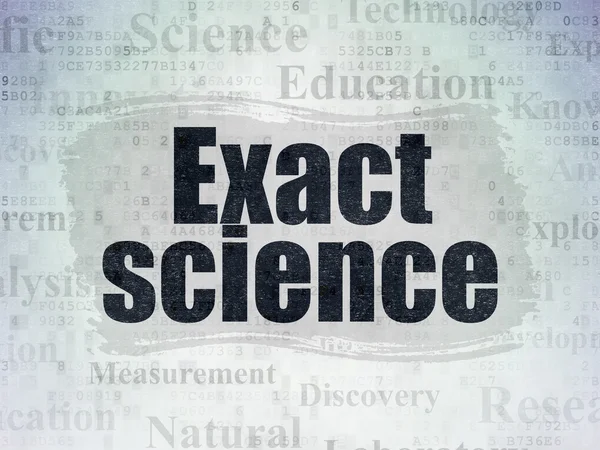 Science concept: Exact Science on Digital Data Paper background