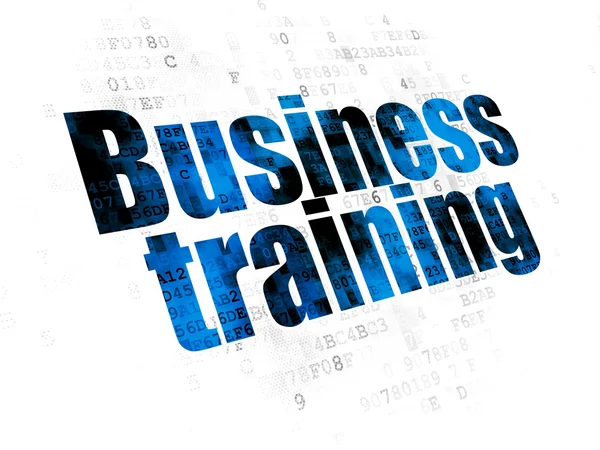 Education concept: Business Training on Digital background