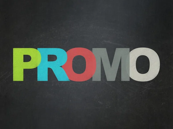 Marketing concept: Promo on School board background