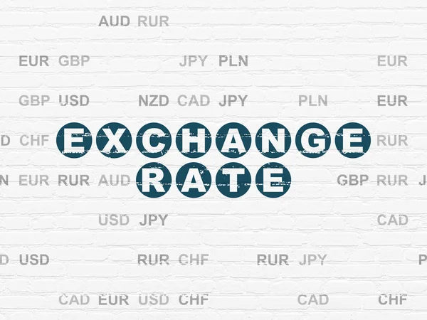 Banking concept: Exchange Rate on wall background