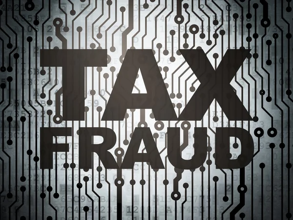 Law concept: circuit board with Tax Fraud