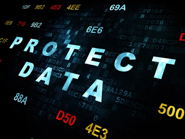 Privacy concept: Protect Data on Digital background