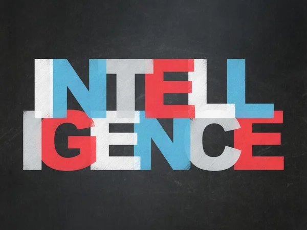 Studying concept: Intelligence on School board background