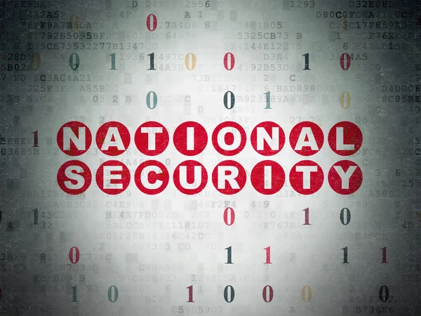 Safety concept: National Security on Digital Data Paper background