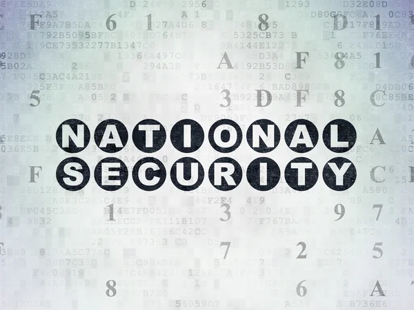 Security concept: National Security on Digital Data Paper background