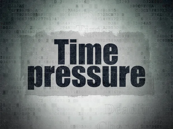 Time concept: Time Pressure on Digital Data Paper background