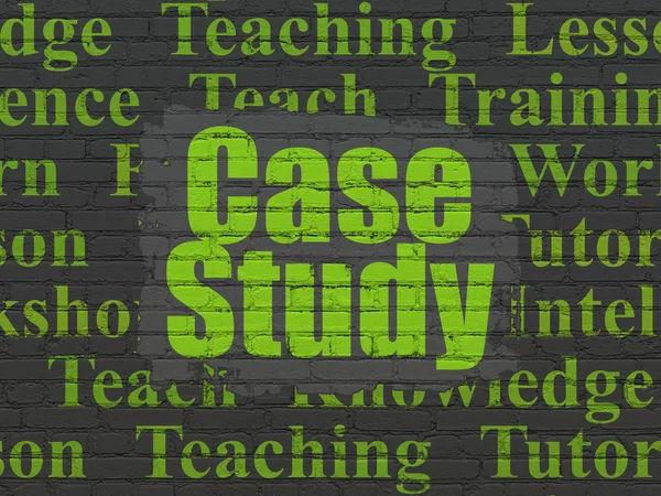 Studying concept: Case Study on wall background