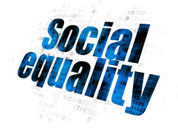 Politics concept: Social Equality on Digital background