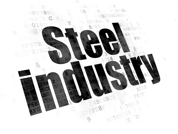 Industry concept: Steel Industry on Digital background