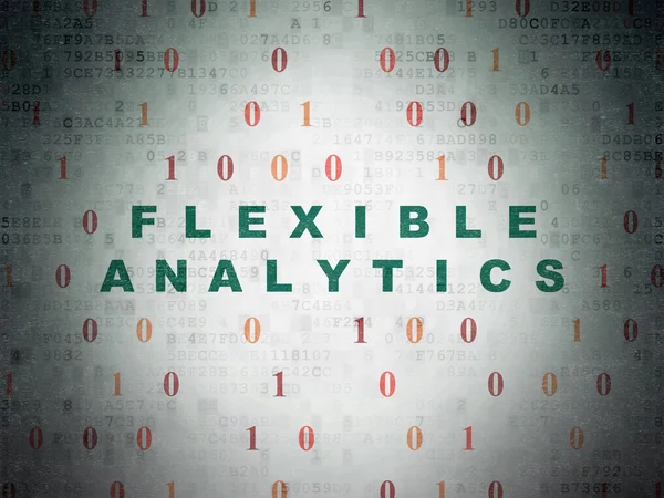 Finance concept: Flexible Analytics on Digital Data Paper background