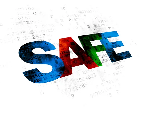 Protection concept: Safe on Digital background
