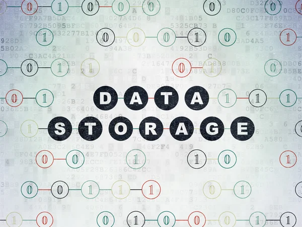 Information concept: Data Storage on Digital Data Paper background