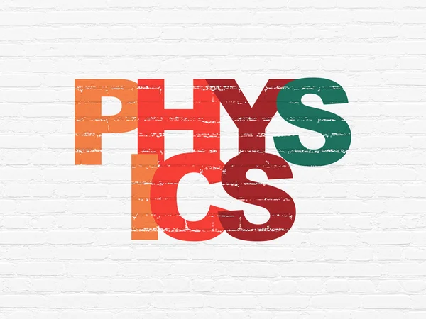 Learning concept: Physics on wall background