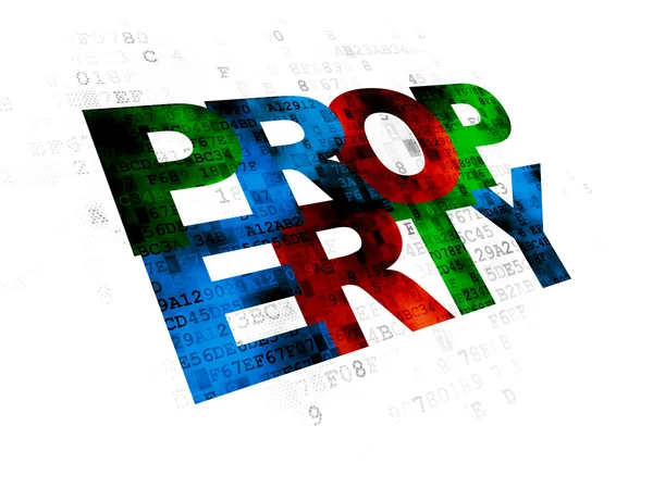 Business concept: Property on Digital background
