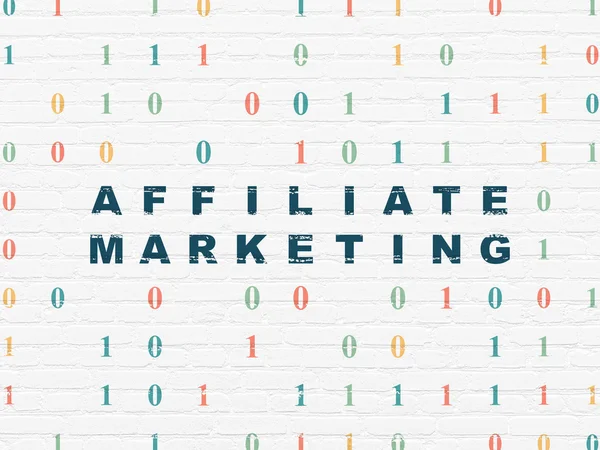 Business concept: Affiliate Marketing on wall background