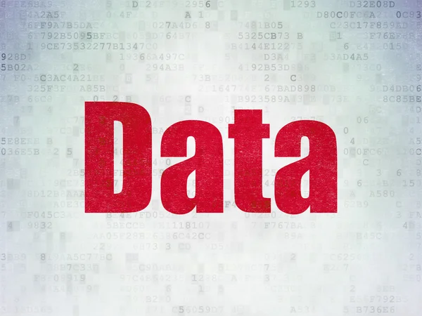 Data concept: Data on Digital Data Paper background