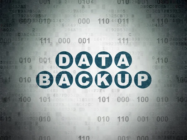 Information concept: Data Backup on Digital Paper background