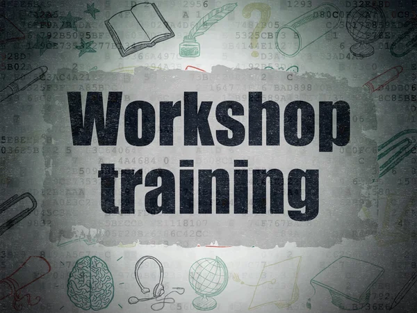 Learning concept: Workshop Training on Digital Paper background