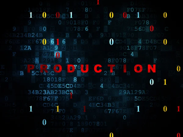 Finance concept: Production on Digital background