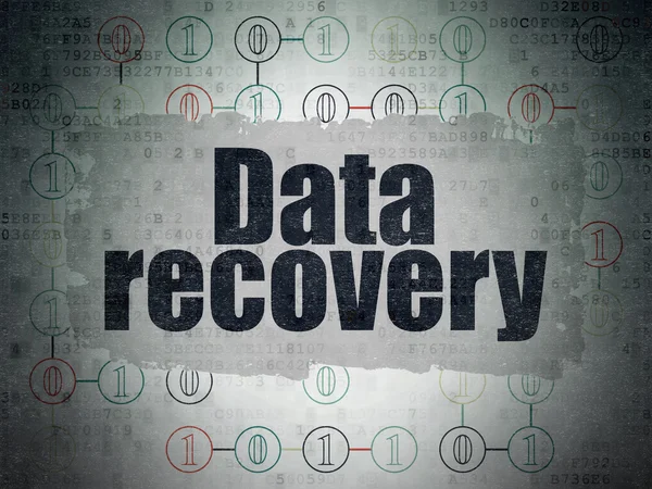 Information concept: Data Recovery on Digital Paper background