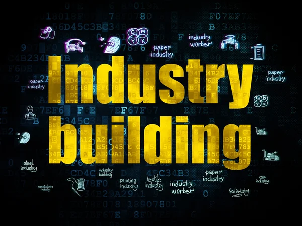 Industry concept: Industry Building on Digital background