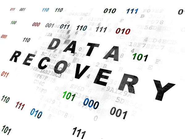 Data concept: Data Recovery on Digital background