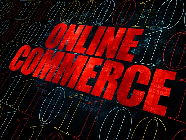 Business concept: Online Commerce on Digital background