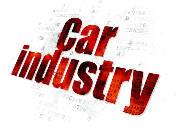 Industry concept: Car Industry on Digital background