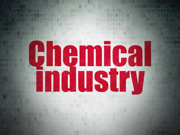 Manufacuring concept: Chemical Industry on Digital Paper background