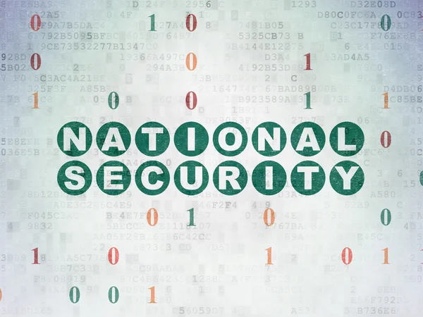 Privacy concept: National Security on Digital Paper background