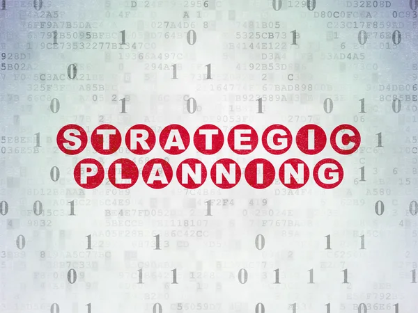 Finance concept: Strategic Planning on Digital Paper background