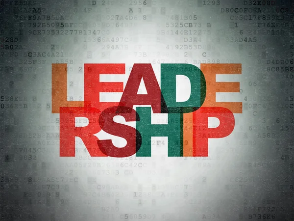Business concept: Leadership on Digital Paper background