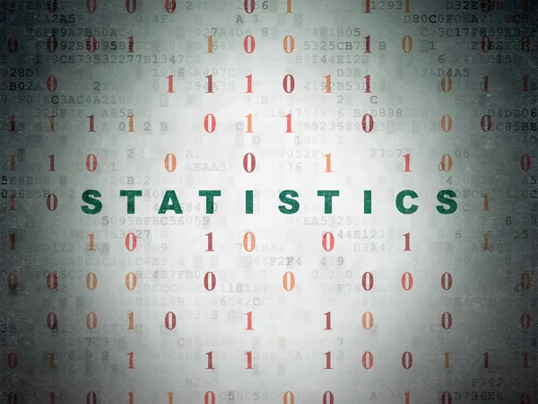 Finance concept: Statistics on Digital Paper background